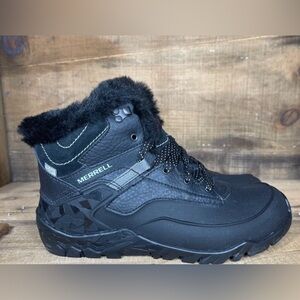 Merrell Aurora 6 Black Ice+Waterproof Ankle Boots